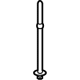Mercedes-Benz 000-990-76-24 Lower Insulator Screw Mercedes-Benz 000-990-76-24 Lower Insulator Screw