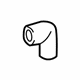 Mercedes-Benz 000-826-00-29 Vent Hose