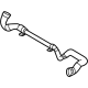 Mercedes-Benz 190-500-04-75 Rear Hose Mercedes-Benz 190-500-04-75 Rear Hose