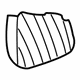 Mercedes-Benz 202-737-01-88-9051 Speaker Grille Mercedes-Benz 202-737-01-88-9051 Speaker Grille