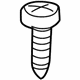 Mercedes-Benz 202-990-03-17 Lower Quarter Trim Screw Mercedes-Benz 202-990-03-17 Lower Quarter Trim Screw