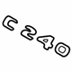 Mercedes-Benz 209-817-01-15 Nameplate Mercedes-Benz 209-817-01-15 Nameplate