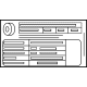 Mercedes-Benz 463-584-42-01 Tire Info Label Mercedes-Benz 463-584-42-01 Tire Info Label