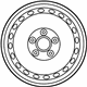Mercedes-Benz 246-400-27-00 WHEEL