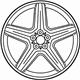 Mercedes-Benz 156-401-06-00-7X21 Wheel, Alloy Mercedes-Benz 156-401-06-00-7X21 Wheel, Alloy
