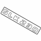 Mercedes-Benz 170-817-02-15 Nameplate Mercedes-Benz 170-817-02-15 Nameplate