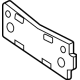 Mercedes-Benz 253-885-45-02 License Bracket Mercedes-Benz 253-885-45-02 License Bracket