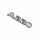 Mercedes-Benz 177-817-30-00 Nameplate Mercedes-Benz 177-817-30-00 Nameplate