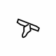 Mercedes-Benz 211-988-00-81 Cowl Grille Fastener Mercedes-Benz 211-988-00-81 Cowl Grille Fastener