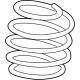 Mercedes-Benz 247-321-10-00 HELICAL SPRING
