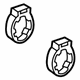 Mercedes-Benz 172-805-00-20 Hydraulic Pump Bracket Mercedes-Benz 172-805-00-20 Hydraulic Pump Bracket