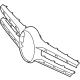 Mercedes-Benz 205-888-05-60-9040 Grille Cover Mercedes-Benz 205-888-05-60-9040 Grille Cover