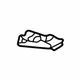 Mercedes-Benz 202-994-05-45 Upper Molding Retainer Mercedes-Benz 202-994-05-45 Upper Molding Retainer