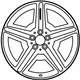 Mercedes-Benz 6-6-03-0074 Wheel, Alloy Mercedes-Benz 6-6-03-0074 Wheel, Alloy