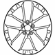 Mercedes-Benz 164-401-47-02-80 Wheel, Alloy Mercedes-Benz 164-401-47-02-80 Wheel, Alloy