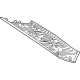 Mercedes-Benz 190-690-17-00-9G26 TRIM, ROOF FRAME Mercedes-Benz 190-690-17-00-9G26 TRIM, ROOF FRAME