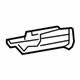 Mercedes-Benz 222-919-00-00-1B88 Rear End Track Cover Mercedes-Benz 222-919-00-00-1B88 Rear End Track Cover