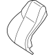 Mercedes-Benz 463-910-19-08-3X22 Cover, Driver Seat Backrest Mercedes-Benz 463-910-19-08-3X22 Cover, Driver Seat Backrest