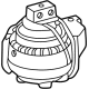 Mercedes-Benz 190-240-27-00 Transmission Mount Mercedes-Benz 190-240-27-00 Transmission Mount