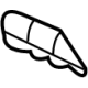 Mercedes-Benz 206-885-35-03-9999 Tow Eye Cap Mercedes-Benz 206-885-35-03-9999 Tow Eye Cap
