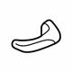 Mercedes-Benz 215-760-01-61-9B51 Handle, Inside Mercedes-Benz 215-760-01-61-9B51 Handle, Inside