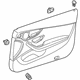 Mercedes-Benz 205-720-05-26-9J38 DOOR TRIM Mercedes-Benz 205-720-05-26-9J38 DOOR TRIM