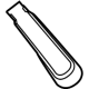 Mercedes-Benz 247-824-01-00 COVER, WIPER ARM Mercedes-Benz 247-824-01-00 COVER, WIPER ARM