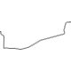 Mercedes-Benz 190-470-21-00 Center Hose Mercedes-Benz 190-470-21-00 Center Hose