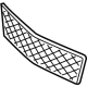 Mercedes-Benz 204-885-17-23 Lower Grille Mercedes-Benz 204-885-17-23 Lower Grille