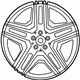 Mercedes-Benz 166-401-14-00-64-7X71 Wheel, Alloy Mercedes-Benz 166-401-14-00-64-7X71 Wheel, Alloy