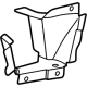 Mercedes-Benz 296-620-75-00 Cowl Panel Extension Mercedes-Benz 296-620-75-00 Cowl Panel Extension