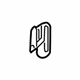 Mercedes-Benz 140-988-37-78 Seat Back Pad Upper Clip Mercedes-Benz 140-988-37-78 Seat Back Pad Upper Clip