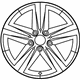 Mercedes-Benz 6-6-47-0607 Wheel, Alloy