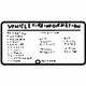 Mercedes-Benz 230-584-05-79 Label Mercedes-Benz 230-584-05-79 Label