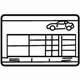 Mercedes-Benz 230-584-76-17 Label Mercedes-Benz 230-584-76-17 Label