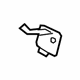 Mercedes-Benz 207-885-01-24-9999 Tow Eye Cap Mercedes-Benz 207-885-01-24-9999 Tow Eye Cap