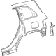 Mercedes-Benz 243-630-19-01 Quarter Panel Mercedes-Benz 243-630-19-01 Quarter Panel