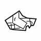 Mercedes-Benz 209-918-31-30-64-7E94 Inner Trim Mercedes-Benz 209-918-31-30-64-7E94 Inner Trim