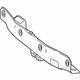 Mercedes-Benz 231-758-00-02-9051 Handle Panel Mercedes-Benz 231-758-00-02-9051 Handle Panel