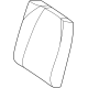 Mercedes-Benz 236-920-37-03-1C88 OUTER COV., RR SEAT BACKR Mercedes-Benz 236-920-37-03-1C88 OUTER COV., RR SEAT BACKR