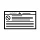 Mercedes-Benz 221-817-15-20 INFORMATION LABEL Mercedes-Benz 221-817-15-20 INFORMATION LABEL
