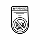 Mercedes-Benz 204-817-17-20 Air Bag Label Mercedes-Benz 204-817-17-20 Air Bag Label