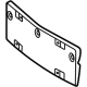 Mercedes-Benz 247-880-23-07 LICENSE PLATE HOLDER Mercedes-Benz 247-880-23-07 LICENSE PLATE HOLDER