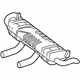 Mercedes-Benz 166-490-55-00-64 Rear Muffler Mercedes-Benz 166-490-55-00-64 Rear Muffler