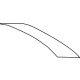Mercedes-Benz 296-650-10-00 Rear Roof Panel Seal Mercedes-Benz 296-650-10-00 Rear Roof Panel Seal