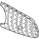 Mercedes-Benz 190-885-39-00 Grille Mercedes-Benz 190-885-39-00 Grille