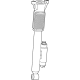 Mercedes-Benz 254-320-76-01-28 SHOCK ABSORBER Mercedes-Benz 254-320-76-01-28 SHOCK ABSORBER