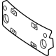 Mercedes-Benz 253-885-12-05 License Bracket Mercedes-Benz 253-885-12-05 License Bracket
