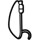 Mercedes-Benz 253-885-01-07 Tow Eye Cap Mercedes-Benz 253-885-01-07 Tow Eye Cap