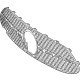 Mercedes-Benz 236-888-35-00 TRIM GRILLE Mercedes-Benz 236-888-35-00 TRIM GRILLE